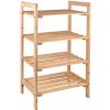 DEMA Drevený regál 4 police 45x33x79 cm DEMA Drevený regál 4 police 45x33x79 cm