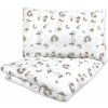 Baby Nellys obliečky bavlna Kačiatko biele 140x200 70x80