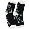 Bavlnené ponožky BearPaw čierno-biele