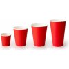 Worldoffice Papierový pohár ,,Red design,, 400 ml, O 90 mm
