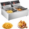 SucceBuy Elektrická fritéza 295x235x150MM 12L 5KW Nerezová Oceľ SucceBuy Elektrická fritéza 295x235x150MM 12L 5KW Nerezová Oceľ