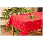EVENIT Vianočný obrus červený Polyester 130x130