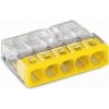 Spojovacia krabicová svorka WAGO COMPACT 5-vodičová 100 ks Spojovacia krabicová svorka WAGO COMPACT 5-vodičová 100 ks