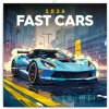 NOTIQUE Nástenný poznámkový kalendár Fast cars (Fantastické autá) 2026 - Notique NOTIQUE Nástenný poznámkový kalendár Fast cars (Fantastické autá) 2026 - Notique