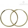 ADANITO BRN1253G - Zlaté náušnice krúžky 25 mm 0.68 g ADANITO BRN1253G - Zlaté náušnice krúžky 25 mm 0.68 g