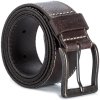 Wrangler opasok pánsky Stitched Belt W0081US85 Brown