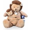 ježko s mláďatkom Hedgehog Unicef Collection Doudou et Compagnie v darčekovom balení hnedý 25 cm