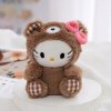 Hello Kitty Plyšová Hračka Hračka Hnedá Kawaii Medvedík Prívesok na Ruksak Darček Hello Kitty Plyšová Hračka Hračka Hnedá Kawaii Medvedík Prívesok na Ruksak Darček