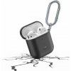 Extra odolné ochranné puzdro Cellularline Defender pre Apple AirPods 1&2, čierne Extra odolné ochranné puzdro Cellularline Defender pre Apple AirPods 1&2, čierne
