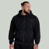 GymBeam STRIX Mikina Zip Washed Black - S GymBeam STRIX Mikina Zip Washed Black - S