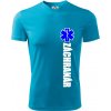 Nápis Záchranár + hviezda - Pánske tričko Fantasy športové - 3XL ( Svetlý tyrkys ) Nápis Záchranár + hviezda - Pánske tričko Fantasy športové - 3XL ( Svetlý tyrkys )