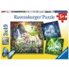 Ravensburger Krásní jednorožci 3x49 147 dílků Ravensburger Krásní jednorožci 3x49 147 dílků