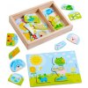 Haba Dřevěné puzzle veselá zvířátka Haba Dřevěné puzzle veselá zvířátka