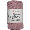 Špagát Macrame Cotton Lurex Staroružová 743 Špagát Macrame Cotton Lurex Staroružová 743