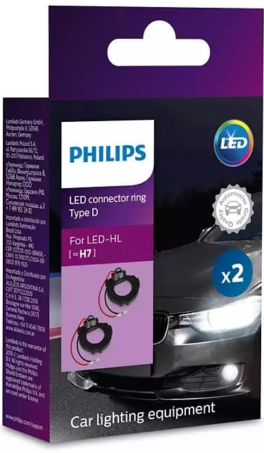PHILIPS LED adaptér pre H7 typ D- set 2ks