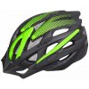 Twister cyklistická prilba čierna-zelená veľkosť oblečenia S-M Twister cyklistická prilba čierna-zelená veľkosť oblečenia S-M