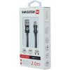Swissten 71521301 datový USB - USB-C, 2m, černý