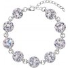 EVOLUTION GROUP Violet náramok ozdobený kryštálmi Swarovski 33048.3 EVOLUTION GROUP Violet náramok ozdobený kryštálmi Swarovski 33048.3