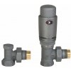 Termostatická sada ventilov, rohová, grafit: hlavica, termostatický ventil, spätný ventil CD-80-K15-S Termostatická sada ventilov, rohová, grafit: hlavica, termostatický ventil, spätný ventil CD-80-K15-S
