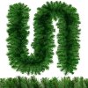 SPRINGOS Vianočná reťaz Girlanda z vetvičiek hustá 2,7m zelená