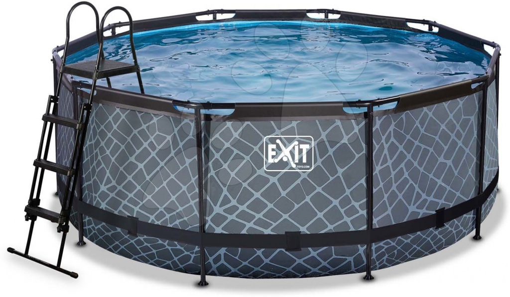 Exit Toys Stone pool Bazén s pieskovou filtráciou 360x122 cm
