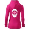 Florbal maska - Mikina dámska trendy zipper s kapucňou - XL ( Purpurová ) Florbal maska - Mikina dámska trendy zipper s kapucňou - XL ( Purpurová )