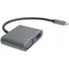 PremiumCord MST adaptér USB-C na HDMI + VGA, rozlišení 4K a FULL HD 1080p (ku31hdmi19) PremiumCord MST adaptér USB-C na HDMI + VGA, rozlišení 4K a FULL HD 1080p (ku31hdmi19)