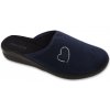 Befado 551D014 pantofle HOME GO tm. modré