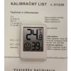 Kalibrovaný izbový teplomer s vlhkomerom TFA 30.5060 Kalibrovaný izbový teplomer s vlhkomerom TFA 30.5060
