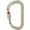 Veľká oceľová karabína Petzl Vulcan zlatá screw lock Veľká oceľová karabína Petzl Vulcan zlatá screw lock