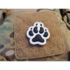 JACKETS TO GO nášivka K9 psia labka plastová velcro BIELA JACKETS TO GO nášivka K9 psia labka plastová velcro BIELA