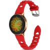 eses Silikónový remienok splietaný pre Samsung Galaxy Watch 4, 5, 6, 7 - Červený, 20 mm eses Silikónový remienok splietaný pre Samsung Galaxy Watch 4, 5, 6, 7 - Červený, 20 mm