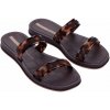 Dámske módne šľapky Ipanema GLOW TRENDY SLIDE AD Hnedá