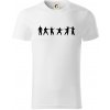Karate postavy - Tričko z organickej bavlny - 3XL ( Biela ) Karate postavy - Tričko z organickej bavlny - 3XL ( Biela )