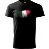 Talianska vlajka ohryzaná - Tričko extra veľké (5-8XL) - 5XL ( Čierna ) Talianska vlajka ohryzaná - Tričko extra veľké (5-8XL) - 5XL ( Čierna )