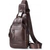 Bullcaptain kožená taška cez rameno Tarald Hnedá 5L Bullcaptain kožená taška cez rameno Tarald Hnedá 5L