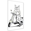 Vertikálny foto obraz akryl do obývačky Mačacie muž 50x100 cm Vertikálny foto obraz akryl do obývačky Mačacie muž 50x100 cm