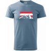 Rakúske hory - Klasické pánske tričko vyššej gramáže - 2XL ( Denim ) Rakúske hory - Klasické pánske tričko vyššej gramáže - 2XL ( Denim )