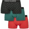 Urban Classics Organic Boxer Shorts 3-Pack white/navy/black