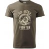 Jiu Jitsu logo guľaté - Klasické pánske tričko vyššej gramáže - L ( Army ) Jiu Jitsu logo guľaté - Klasické pánske tričko vyššej gramáže - L ( Army )