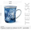HRNČEK Púpava modrá so sitkom 0,37l – porcelán HRNČEK Púpava modrá so sitkom 0,37l – porcelán