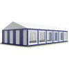 Pártystany-Jičín s.r.o. Záhradný Party stan 6x12m - PVC PREMIUM Ohňovzdorný Farba: Modrobiela Pártystany-Jičín s.r.o. Záhradný Party stan 6x12m - PVC PREMIUM Ohňovzdorný Farba: Modrobiela