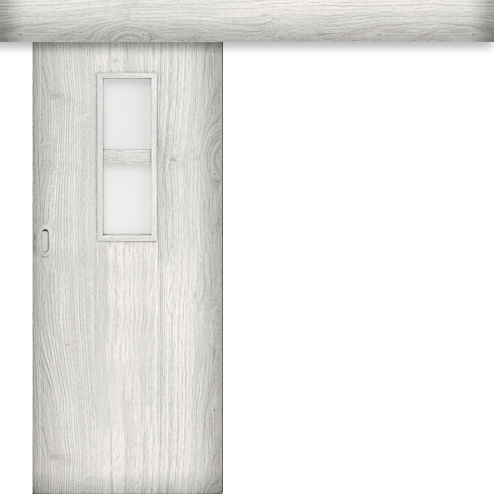 Invado Posuvné dvere na stenu Dolce 3 Orech duro CPL 60 x 197 cm
