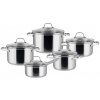 Silvercrest® Súprava hrncov Premium, 5-dielna (so sklenenými pokrievkami) (100401325) Silvercrest® Súprava hrncov Premium, 5-dielna (so sklenenými pokrievkami) (100401325)