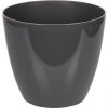 Plastkon Ella Lesk dekoratívny kvetináč antracitová (25 cm) Plastkon Ella Lesk dekoratívny kvetináč antracitová (25 cm)