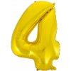 Balón fóliový číslica zlatá – gold 102 cm – 4 8435102305258 Balón fóliový číslica zlatá – gold 102 cm – 4 8435102305258