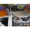 Deflektory na Opel Karl, 5-dverová (+zadné), r.v.: 2015 - Deflektory na Opel Karl, 5-dverová (+zadné), r.v.: 2015 -