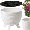 Kvetináč plast biely EDANTI 29 cm x 29 cm x 24 cm Kvetináč plast biely EDANTI 29 cm x 29 cm x 24 cm