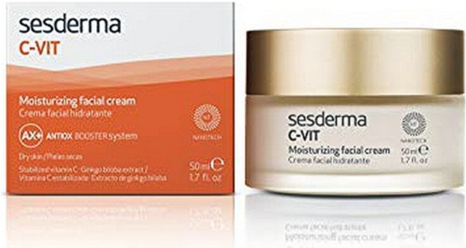 Sesderma C-Vit Facial hydratačný pleťový krém pre unavenú pleť Vitamin C 50 ml