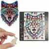 Kruzzel 24552 Drevené puzzle vlk, 170 ks Kruzzel 24552 Drevené puzzle vlk, 170 ks